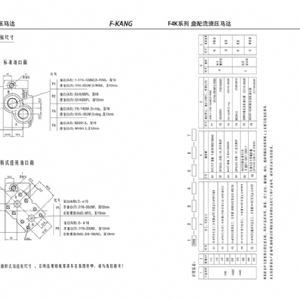 F4K系列擺線液壓馬達(dá)