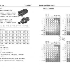 BMV系列擺線液壓馬達