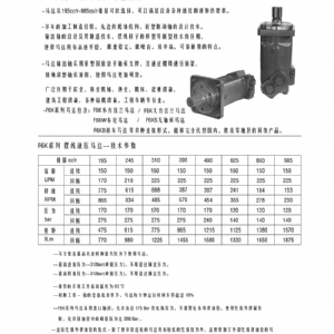 F6K系列擺線液壓馬達(dá)