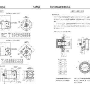 F2KW車輪系列擺線液壓馬達(dá)