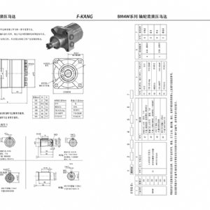 BM4W車(chē)輪系列擺線液壓馬達(dá)